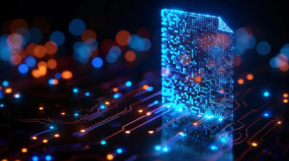 Blockchain document workflow showing timestamped actions, secure verification, and immutable audit trail