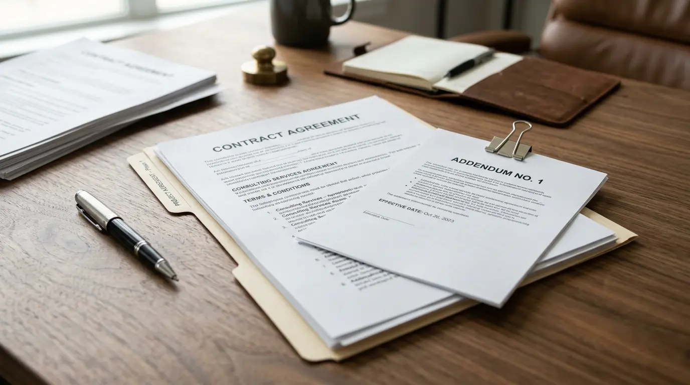 Avenant au contrat : forme, mentions obligatoires et parallélisme des formes