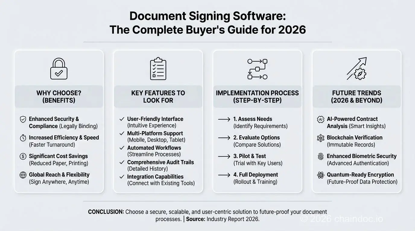 文档签署软件信息图——视觉指南