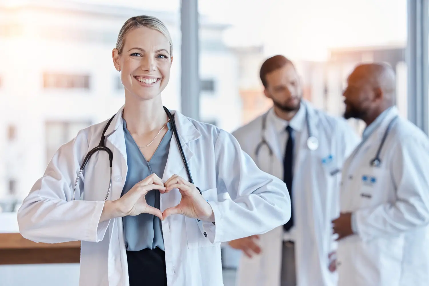 Digital healthcare security showing encrypted patient documents and blockchain verification systems