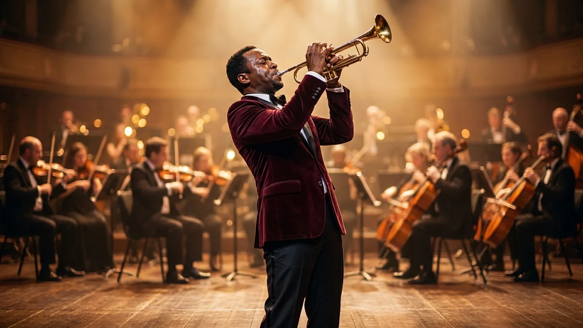 Guest cellist performing in front of a salaried orchestra, the independent contractor vs employee test in one picture