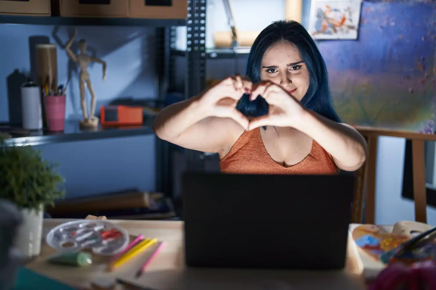 Blockchain network protecting creative work with digital signatures and verification nodes